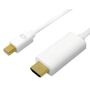 Logilink CV0122 - Mini DisplayPort-Kabel 1.2 zu HDMI 1.4 - 1m