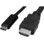 StarTech.com CDP2HDMM1MB 1m USB C HDMI Schwarz Videokabel-Adapter