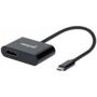 Manhattan 153416 - USB-C auf HDMI-Konverter mit PD-Ladeport