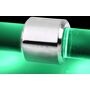 Aurora HardTube LED Ring 16mm Chrome - Grün, LED-Streifen