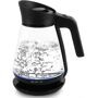 Emerio WK-111898.3 -Wasserkocher - schwarz/weiss/glas
