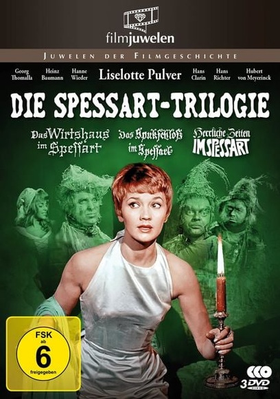 Die Spessart-Trilogie: Alle 3 Spessart-Komödien mit Lilo Pulver, 3 DVD