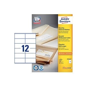 Avery LR3424 selbstklebende Etikette