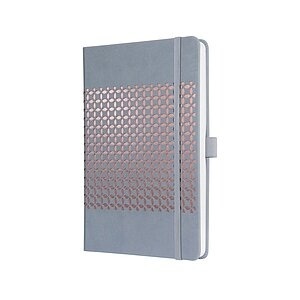 Sigel Jolie® glacier grey JN209 Notizbuch liniert Grau Anzahl der Blätter: 174 DIN A5