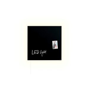 Sigel Glassboard LED artverum Schwarz