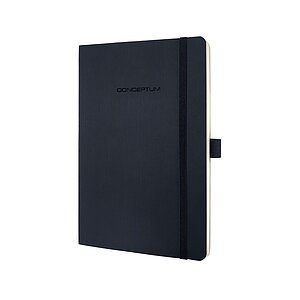 Sigel Notizbuch CONCEPTUM® CO309 Dot-Lineatur (punktkariert) Schwarz Anzahl der Blätter: 97 DIN A5