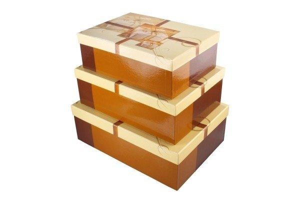 SIGEL Geschenkbox-Set Weihnachten GB504 3 Boxen, 300x210x100 mm, Set