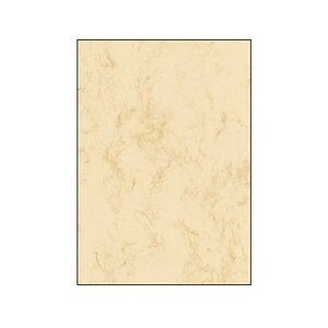 Motivpapier Sigel DP372 Marmor DIN A4 90 g/m² Beige 100 Blatt