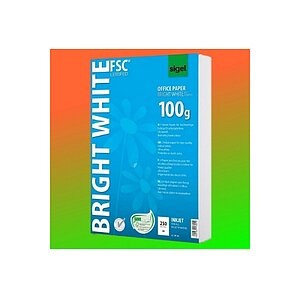 Sigel Bright White Office Paper IP150 Tintenstrahl Druckerpapier DIN A4 100 g/m² 500 Blatt Ultra-Weiß