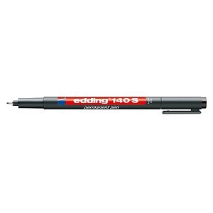 Edding Folienstift 140 S permanent pen super fine Schwarz 4-140001