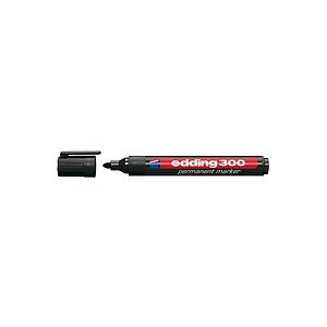 Edding Permanentmarker edding 300 Schwarz wasserfest: Ja 4-300001