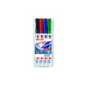 Edding CD/DVD Marker E-8400 4-8400-4 Schwarz, Rot, Blau, Grün 0.5 mm, 1 mm 4 St./Pack.