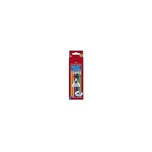 Faber-Castell Buntstifte-Set JUMBO GRIP mit 6 Farben