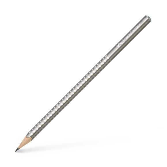 FABER-CASTELL Bleistift Sparkle B 118213 silber