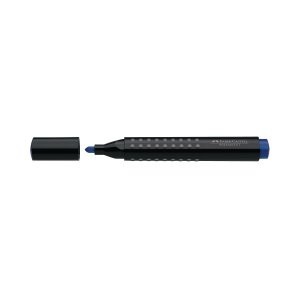 FABER-CASTELL Permanent Marker GRIP 1.5-3mm 150451 blau Rundspitze