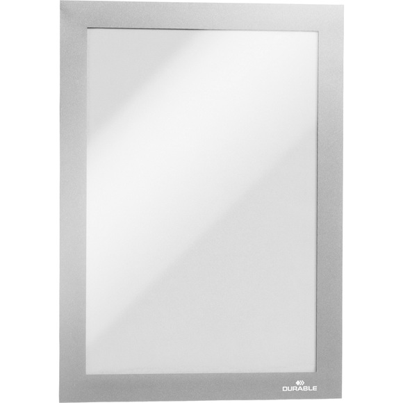 Durable 4871-23 DURAFRAME A5 - 4871 Info-Rahmen, selbstklebend DIN A5 Silber (B x H) 174 mm x 236 mm 2 St.