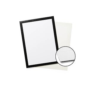 DURABLE DURAFRAME® GRIP A4 Folienrahmen mit Klettstreifen für DIN A4 Format, VE 10 Stk schwarz