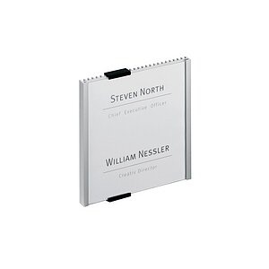 DURABLE Türschild, Rippenoptik mit Acrylplatte mit Kartoneinlage BxH 149 x 149 mm, VE 5 Stk