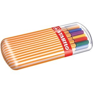 STABILO - Fineliner Point 88 Zebrui - Paket mit 20 Stück