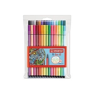 STABILO® Filzstifte PEN 68 NEON mit 30 Farben