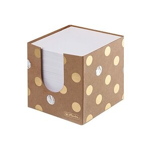Herlitz Pure Glam self-adhesive note paper Square Gold,White 700 sheets