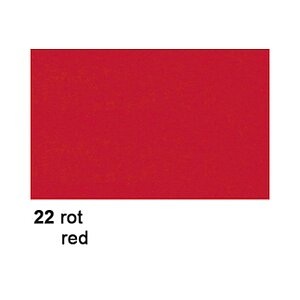 URSUS Transparentpapier 70x100cm 2631422 42g, rot