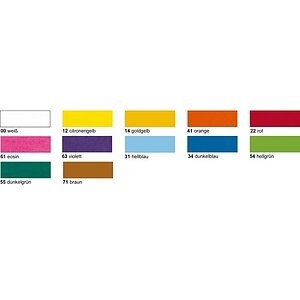  Ursus Transparentpapier, 70cm x 100cm, 42g, 4 Farben assortiert, 2631499 