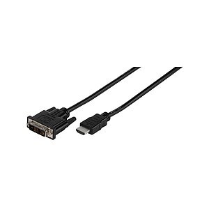 Vivanco CC M 20 HD 2 m HDMI DVI-D Schwarz