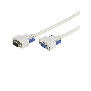 Vivanco Monitor connection extension lead, standard VGA-Kabel 1,8 m VGA (D-Sub) Weiß