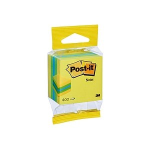 POST-IT Mini Cube 51x51mm 2012-L neon lemon 400 Blatt