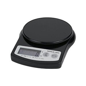 Maul MAULalpha 2000G Briefwaage Wägebereich (max.) 2 kg Ablesbarkeit 1 g batteriebetrieben Schwarz
