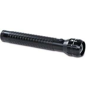 LED Taschenlampe Maul MAULkronos XL, Leistung 10 W, 419 lm, bis 295 m, 33 bis 100 h, 3 Lichtstufen, IPX4, inkl. Batterien, Aluminium, schwarz
