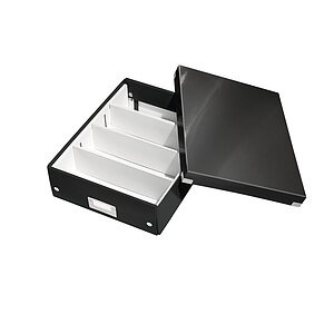 Leitz Click & Store Organisationsbox Mittel, Schwarz
