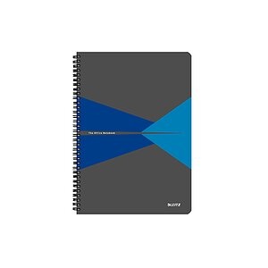 LEITZ Collegeblock Office PP A4 44950035 blau kariert