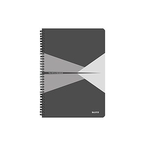 LEITZ Collegeblock Office Card A4 46470085 grau kariert
