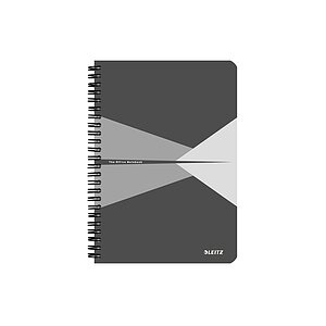 LEITZ Collegeblock Office Card A5 44590085 grau liniert