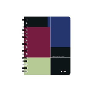 LEITZ Collegeblock Executive PP A5 44570000 farbig liniert