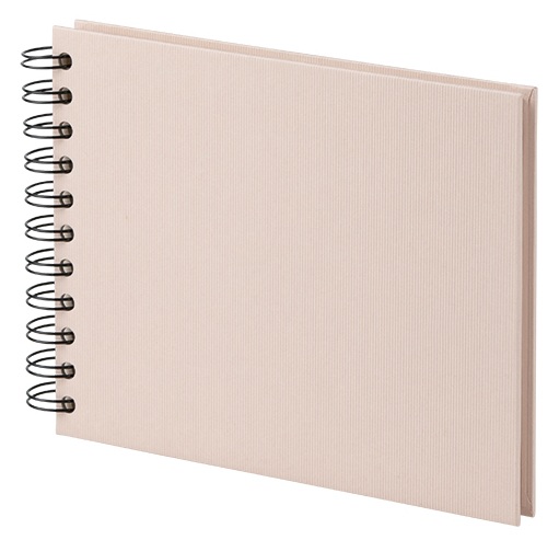 Rössler 1329452581 Fotoalbum Beige 40 Blätter Spiralbindung