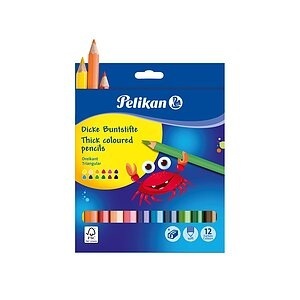 Pelikan Farbstifte Dick, 12-er Set, Farbe