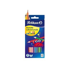 Pelikan Farbstifte D?nn, 12er-Set, Farbe