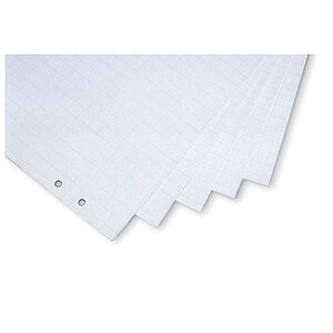 magnetoplan Flipchart-Papier Format 650 x 930 mm plan liegend, VE 5 Blöcke à 20 Blatt