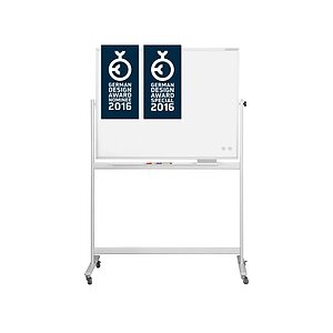 magnetoplan Schreibtafel mobil emaillierte Oberfläche Tafel-BxH 1800 x 1200 mm