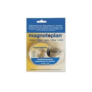 Selbstklebendes Magnetband im Abroller