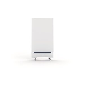 magnetoplan Infinity Wall mobil beidseitig weiß emailliert HxBxT 1910 x 1000 x 340 mm