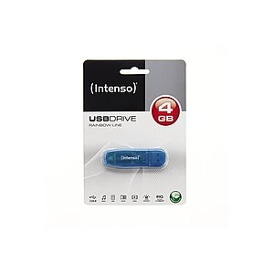 Intenso 3502450 - USB-Stick (4 GB, Blau)