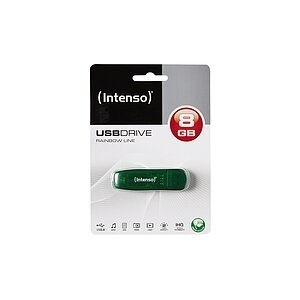 Intenso 3502460 - USB-Stick (8 GB, Grün)