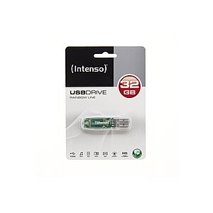 Intenso 3502480 - USB-Stick (32 GB, Transparent)