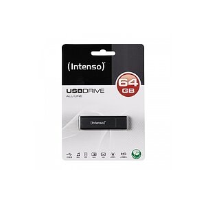 Intenso USB-Stick 64 GB Alu Line, USB 2.0