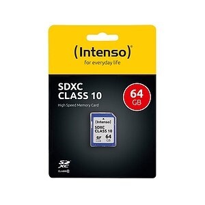 Intenso 3411490 SDXC-Karte 64 GB Class 10