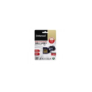 Intenso Premium SDHC-Speicherkarte 32 GB, UHS-I, Class 10 / U1